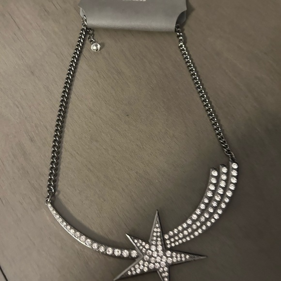 NWT EXPRESS rhinestone star necklace - Picture 7 of 10